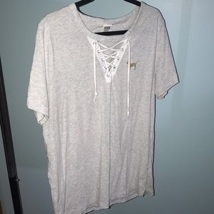 PINK Victoria’s Secret top. Las Vegas